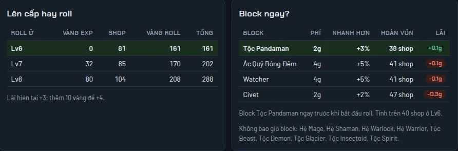 Block đúng lúc, đúng hệ